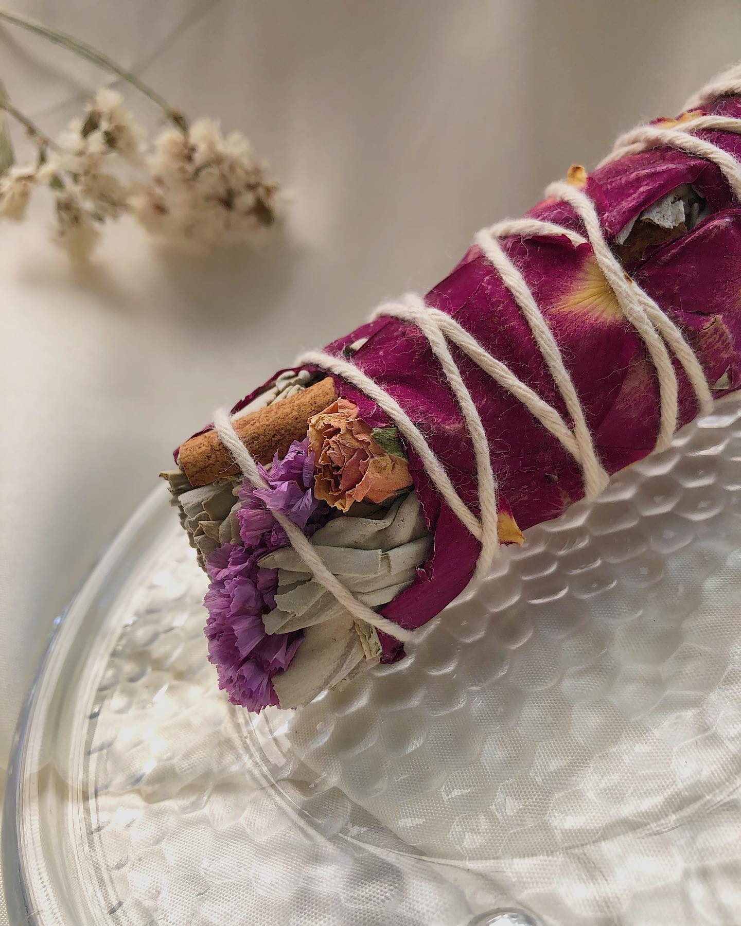 Salvia Blanca Con Flores